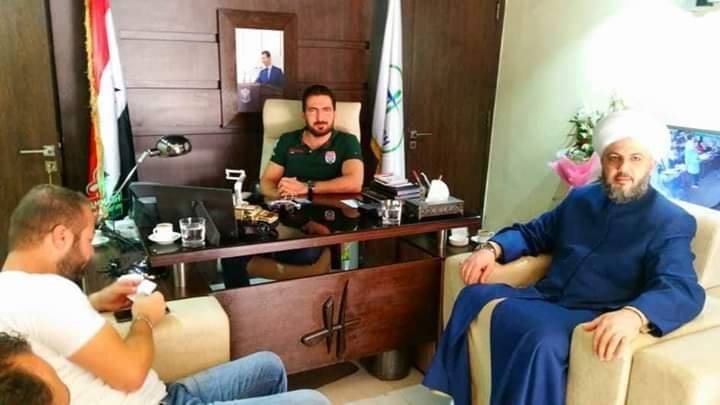 زيارة المدير العام مستشار محمد بوظ الى شركة حماش للسياحة والسفر